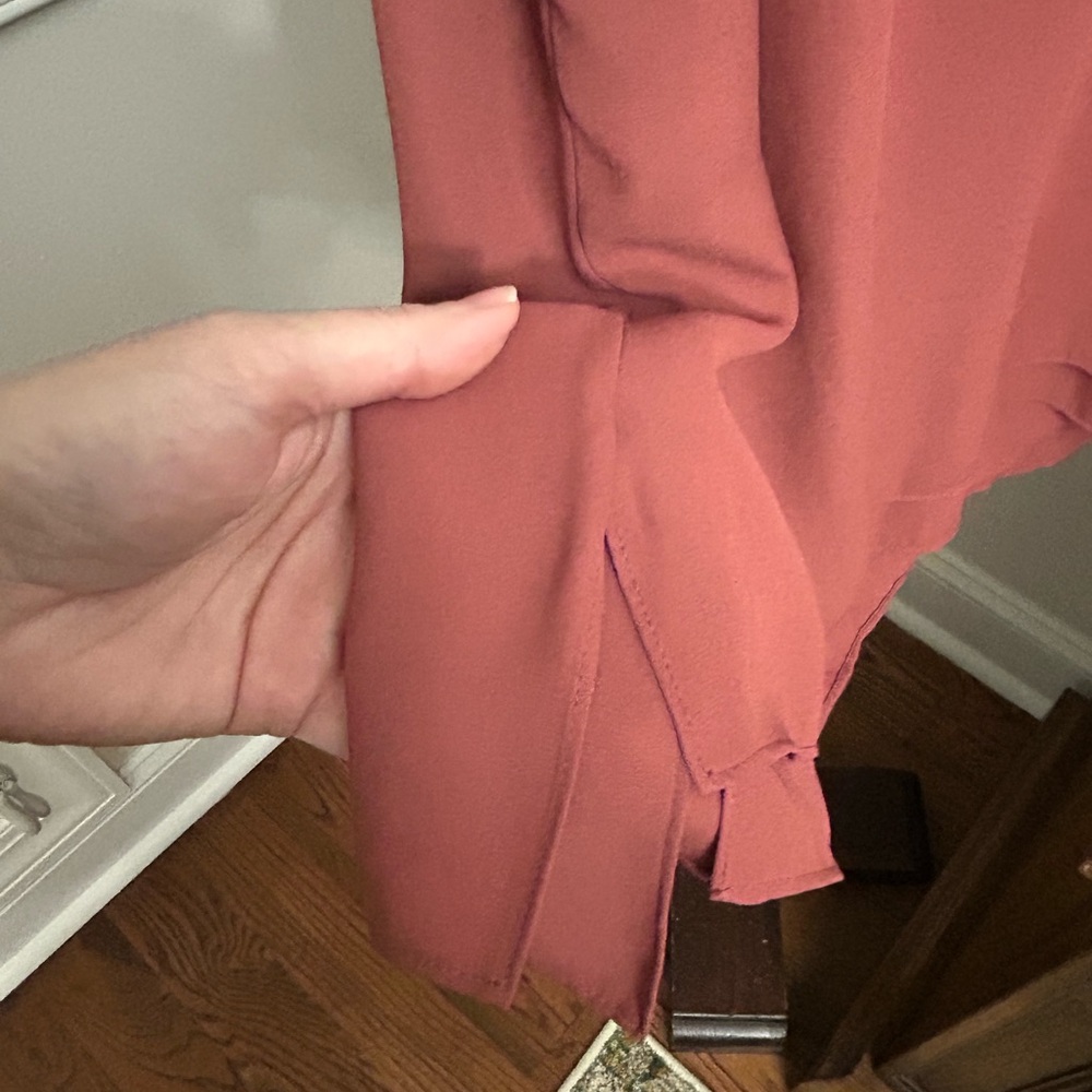 White House Black Market, size Small, pink silky camisole top. - Picture 8 of 11